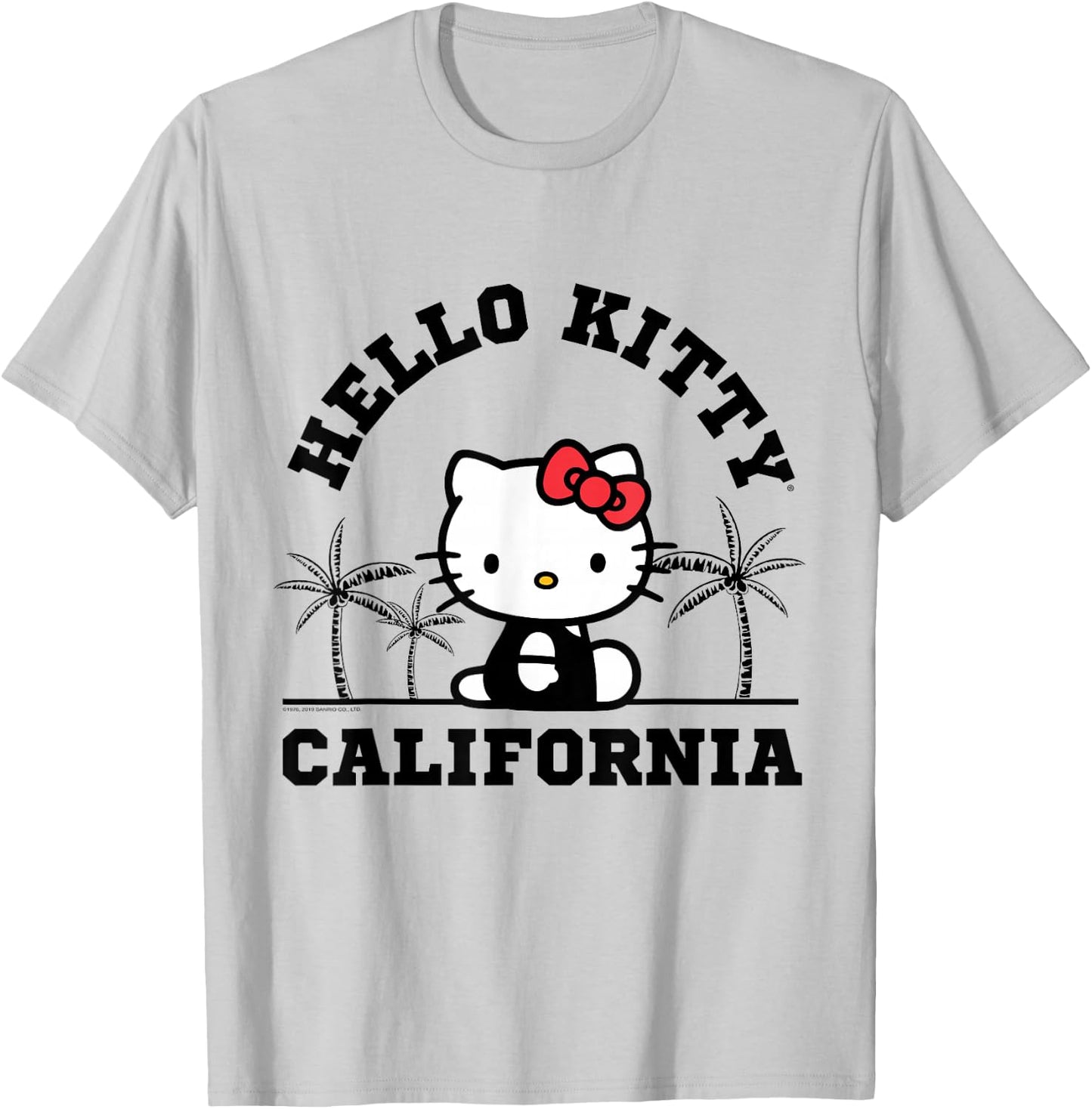 Hello Kitty California Palm Tree Shirt T-Shirt - T-Shirt | Ash