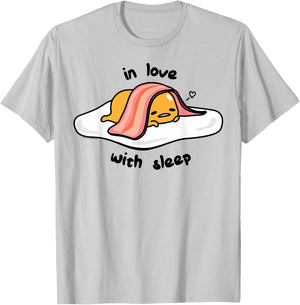 Gudetama in Love with Sleep Shirt T-Shirt - T-Shirt | Ash