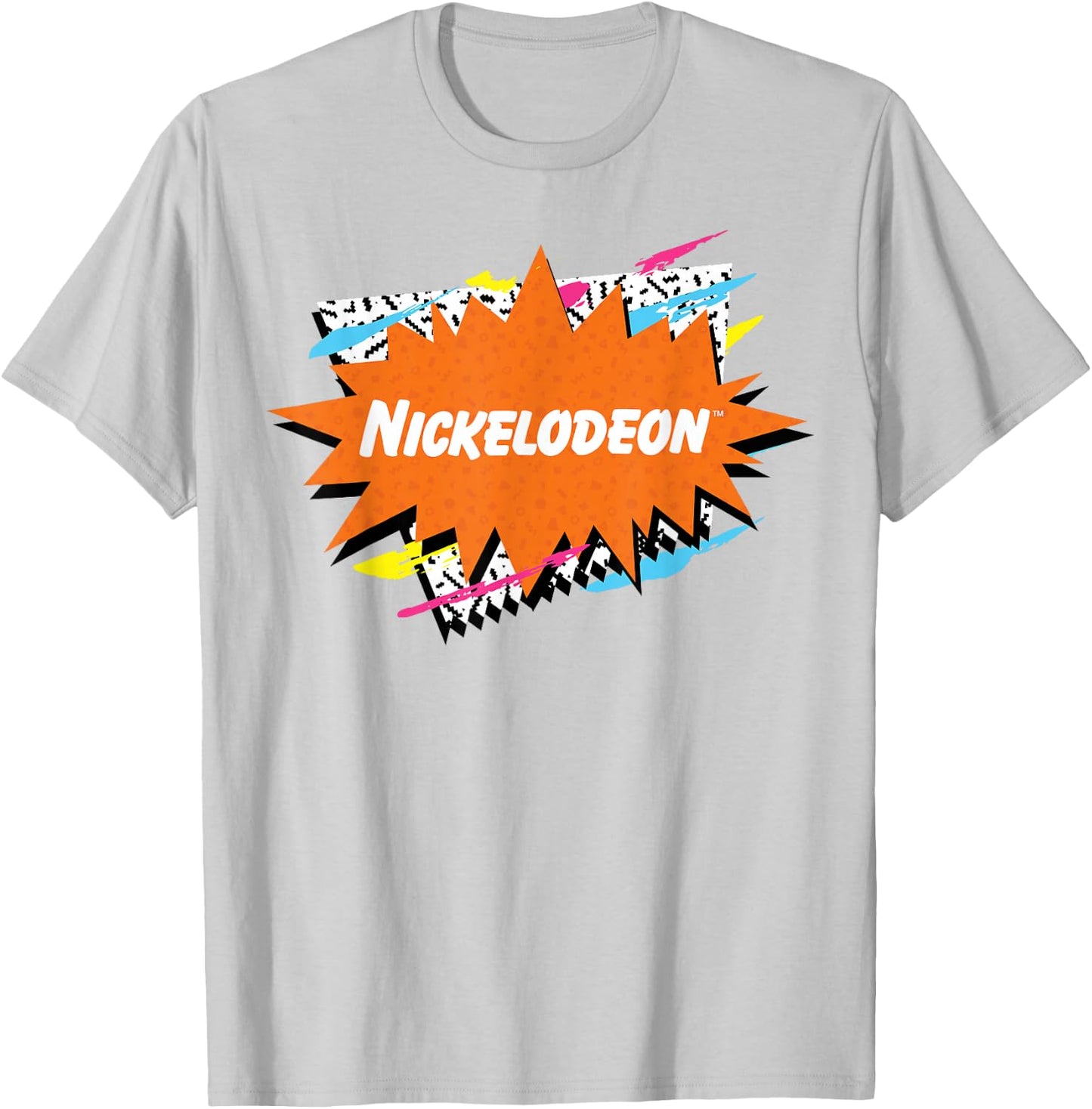 Nickelodeon Retro Logo Graphic T-Shirt - T-Shirt | Ash