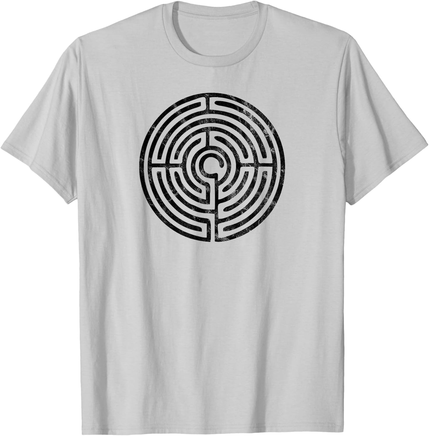 Labyrinth, protection symbol, magic, mystic, occult, mystery T-Shirt - T-Shirt | Ash