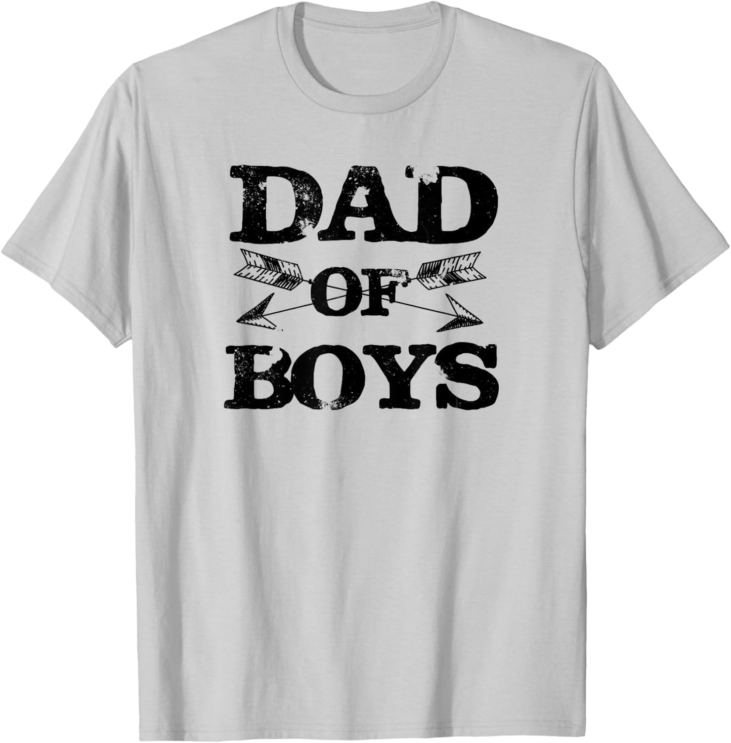 Dad Of Boys Cool Funny Daddy Fathers Day Gift Dads Men T-Shirt - T-Shirt | Ash