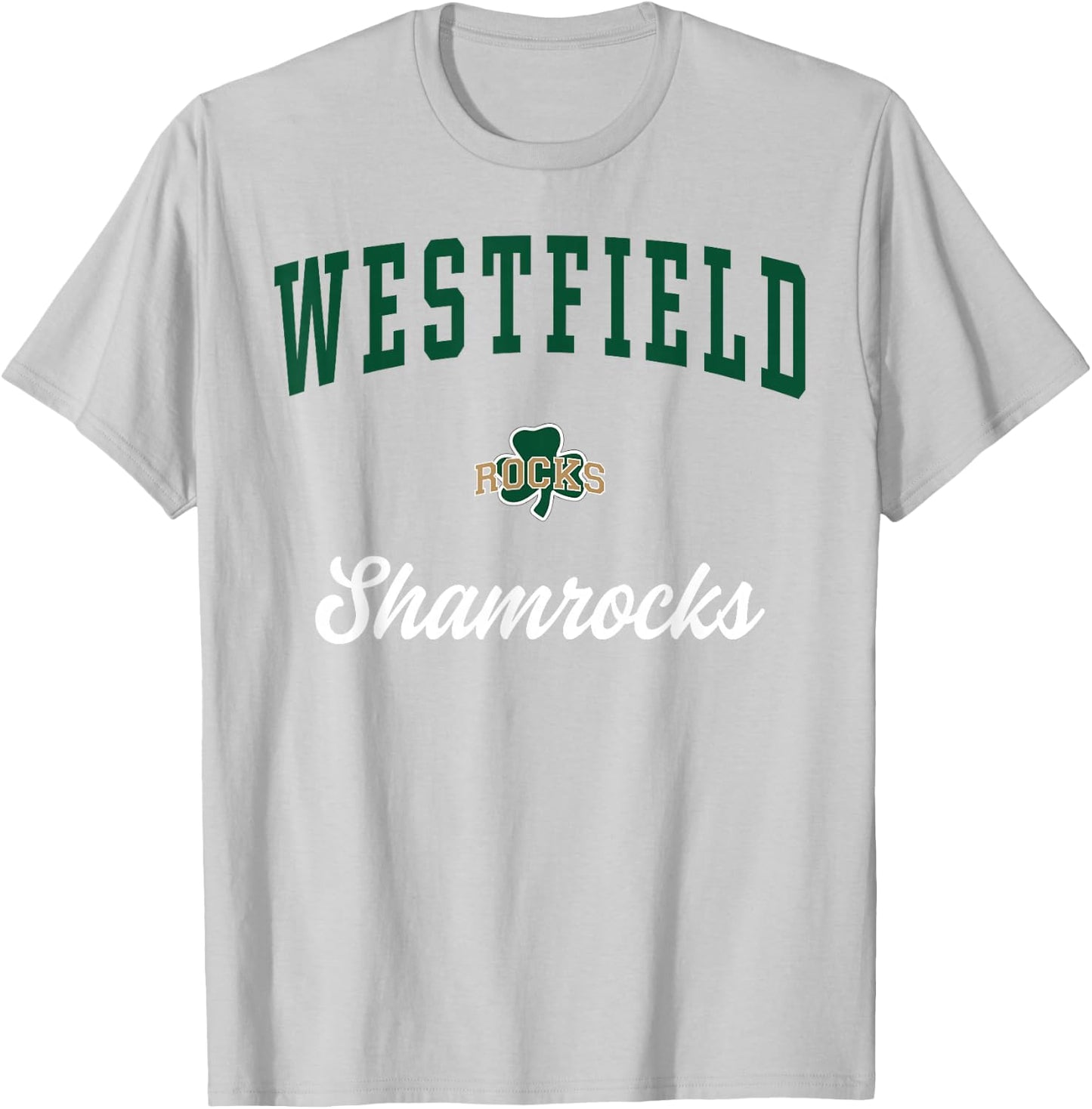 Westfield High School Shamrocks T-Shirt - T-Shirt | Ash