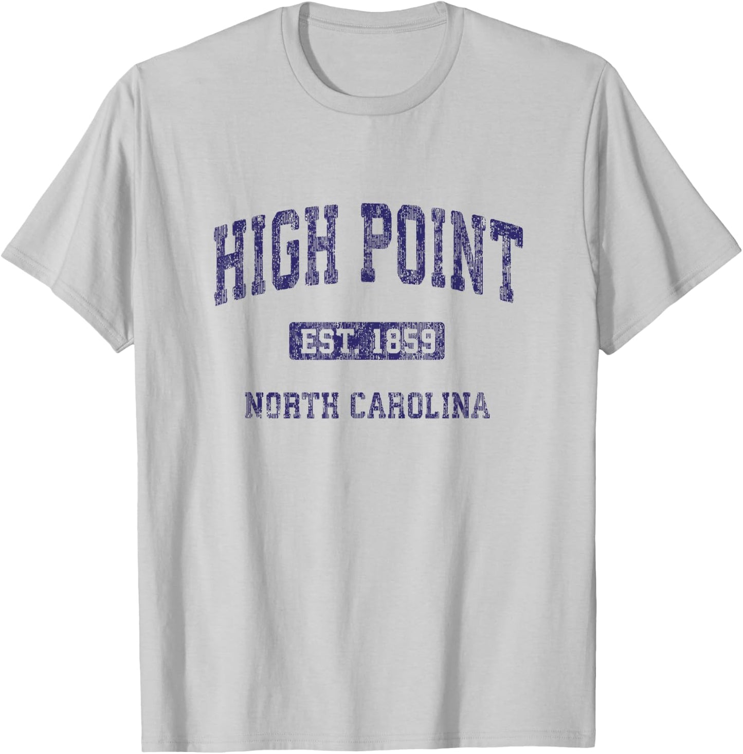High Point North Carolina NC Vintage Athletic Sports Design T-Shirt - T-Shirt | Ash