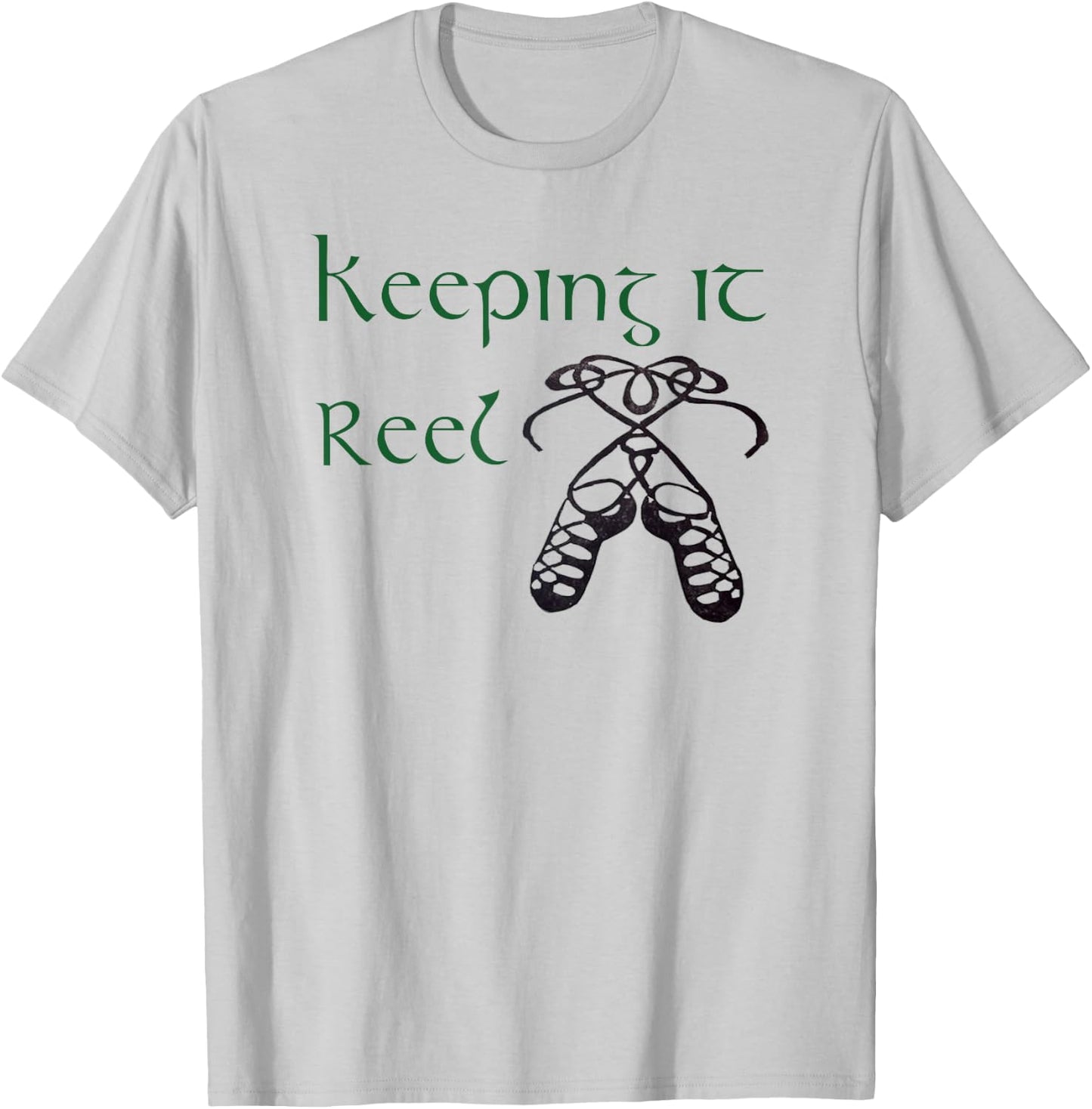 Cute Funny Irish Step Dance Girls & Women Reel Gift T-Shirt - T-Shirt | Ash