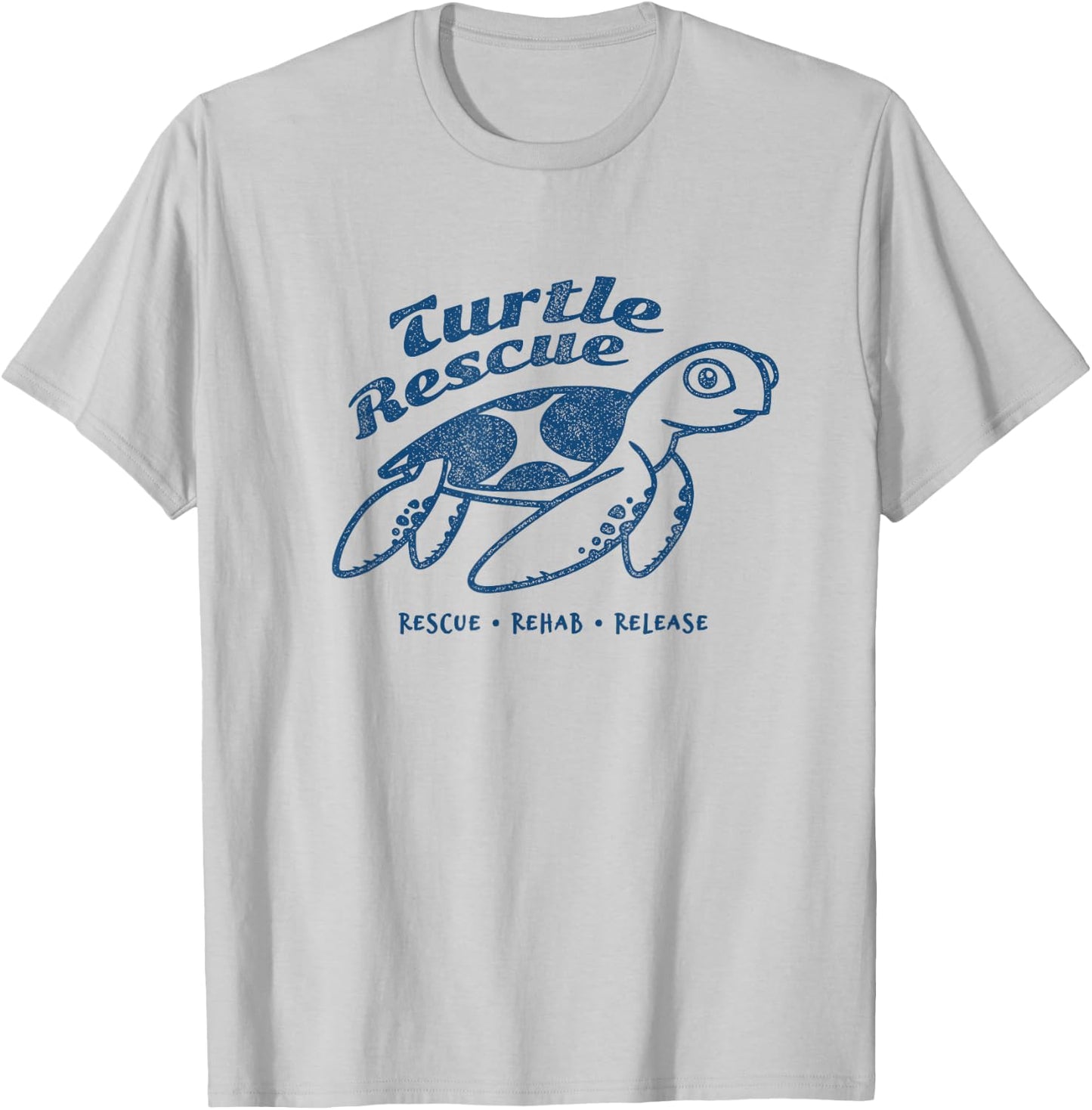 Turtle Rescue - Rescue Rehab Release Turtle Conservation T-Shirt - T-Shirt | Ash