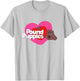 Pound Puppies Valentine's Day Cute Dog Heart Shape Big Logo T-Shirt - T-Shirt | Ash