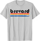 Vintage 80s Style Brevard NC T-Shirt - T-Shirt | Ash