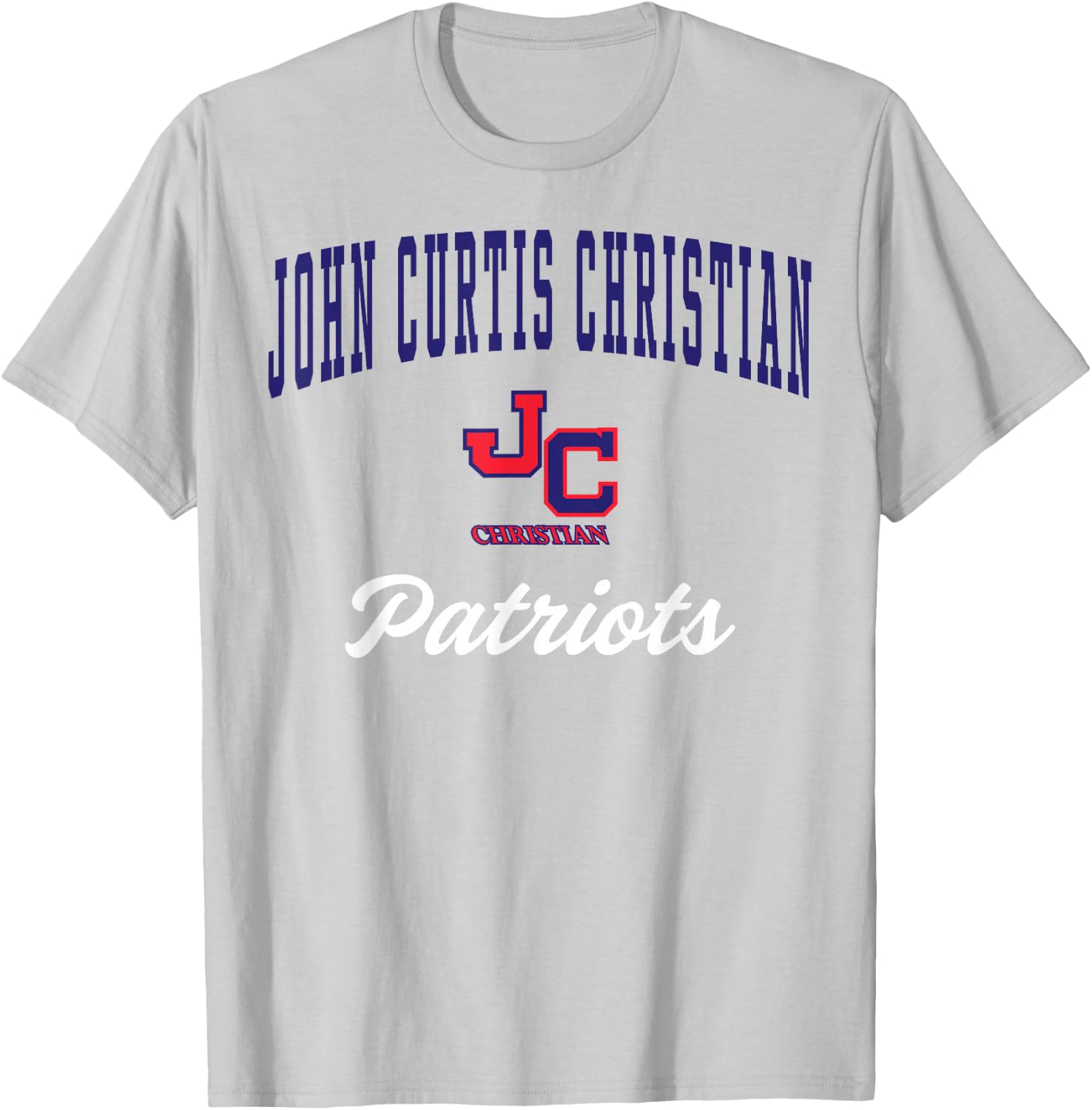 John Curtis Christian High School Patriots C3 T-Shirt - T-Shirt | Ash