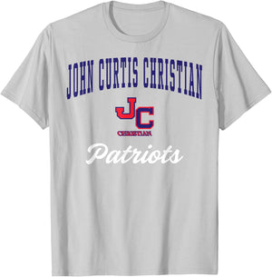 John Curtis Christian High School Patriots C3 T-Shirt - T-Shirt | Ash