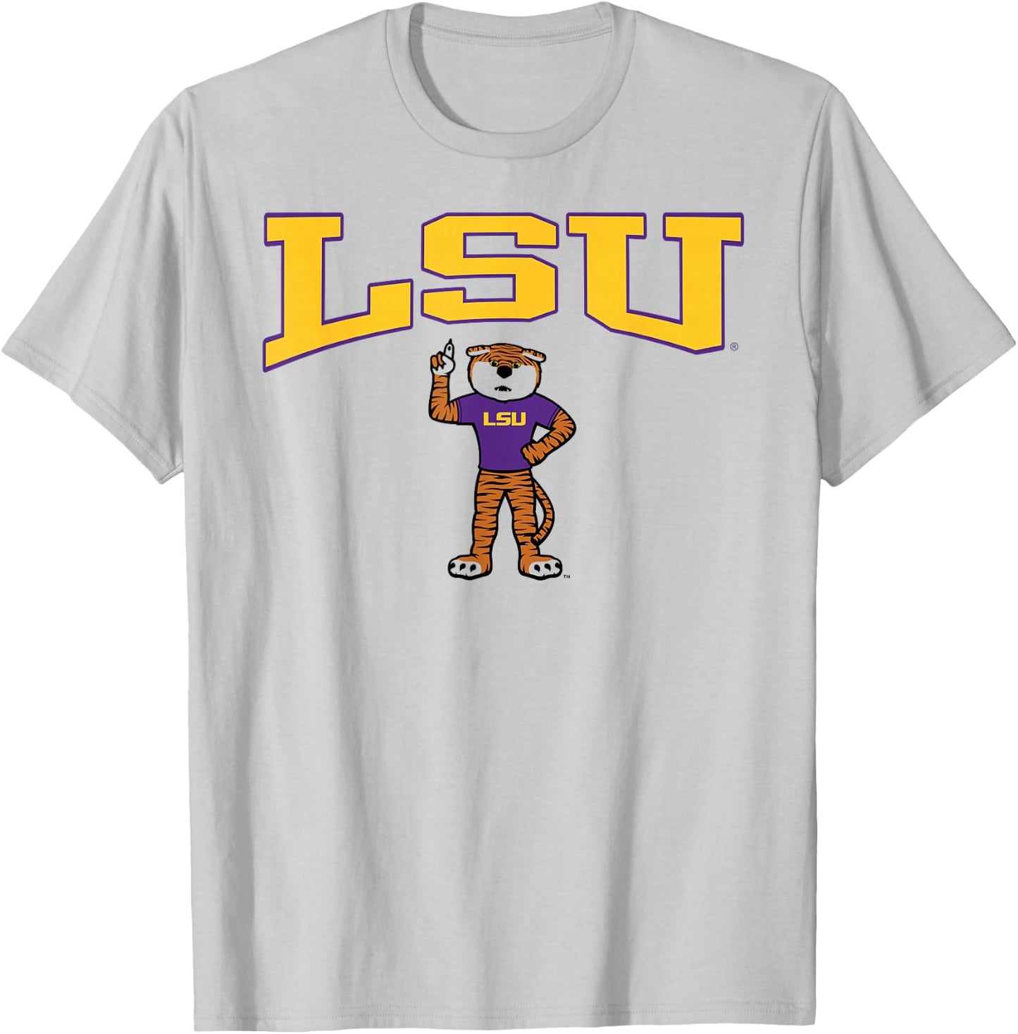 LSU Tigers Mike White Officially Licensed T-Shirt - T-Shirt | Ash