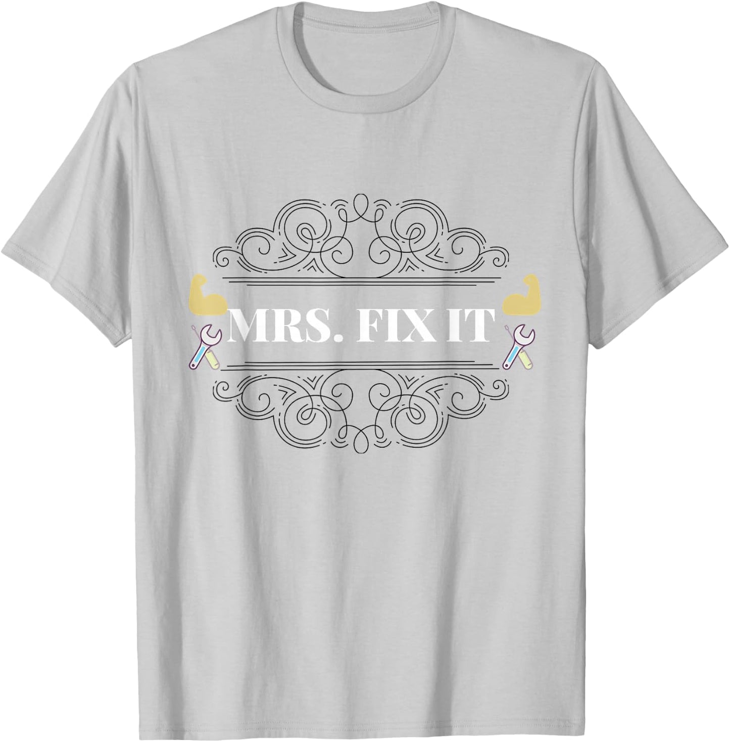 Mrs Fix It Handywoman T Shirt T-Shirt - T-Shirt | Ash