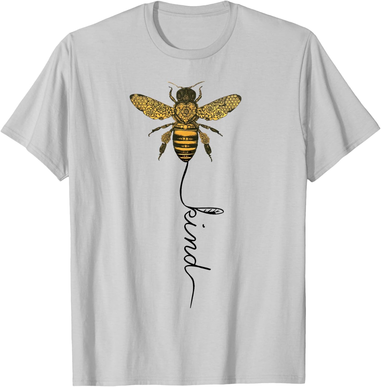 Cool Bee Kind Be Kind T Shirt Gift Men T-Shirt - T-Shirt | Ash