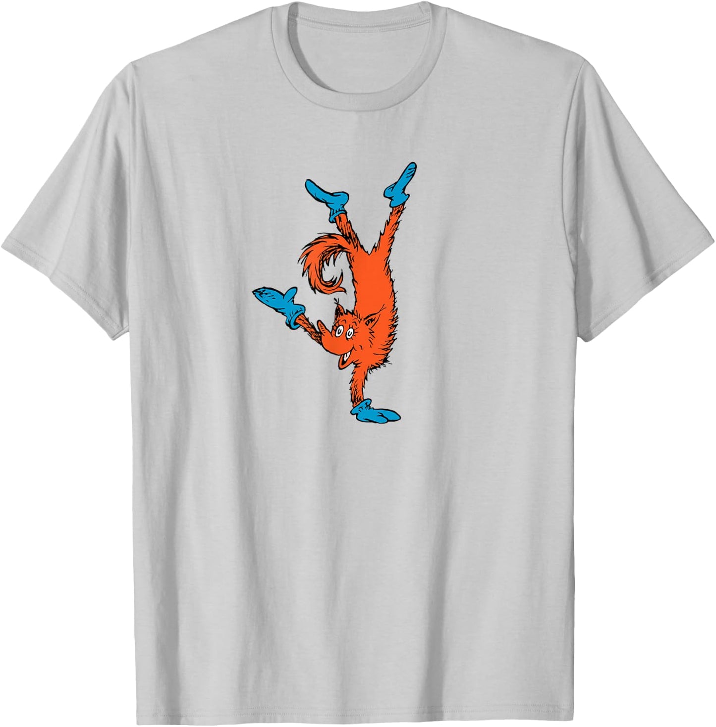 Dr. Seuss Fox in Socks Handstand T-Shirt - T-Shirt | Ash