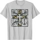 Jesus Camo Cross Shirt With Fish Christian Gift T-Shirt - T-Shirt | Ash