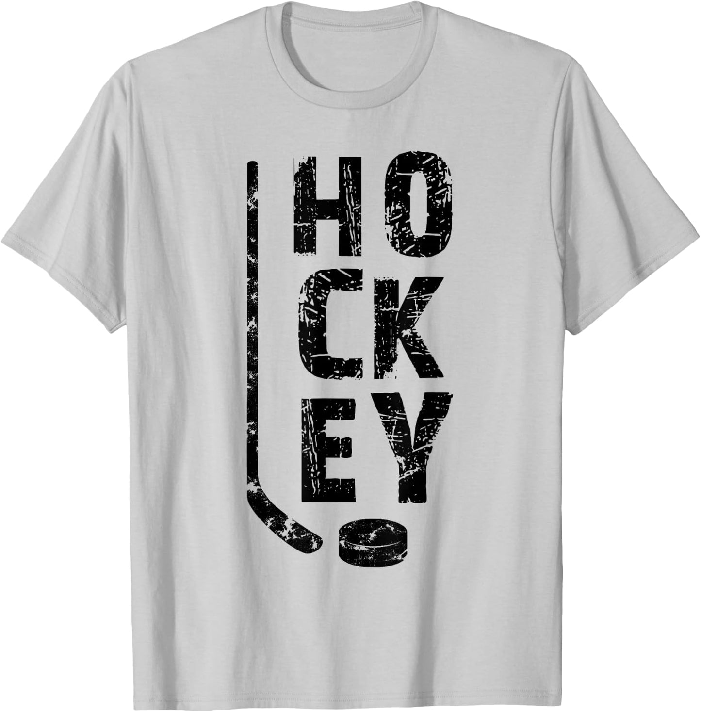 Ice Hockey Player T-Shirt - T-Shirt | Ash
