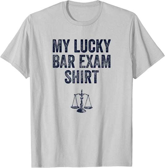 Bar Exam Shirt Funny Law School Graduation Gifts Her T-Shirt - T-Shirt | Ash