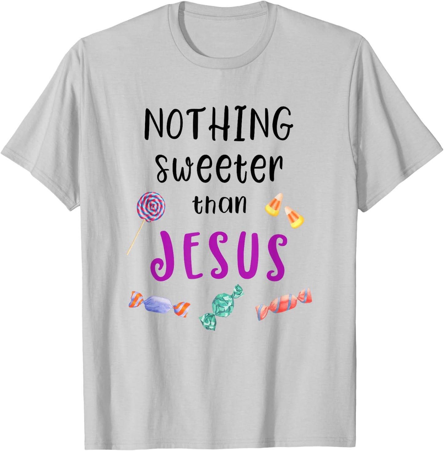 Jesus Trunk Or Treat Candy For Christians T-Shirt - T-Shirt | Ash
