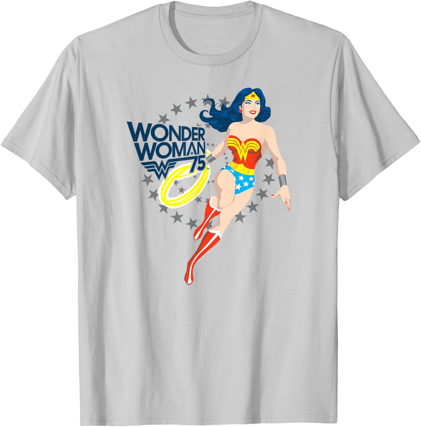 Wonder Woman Simple 75 T-Shirt - T-Shirt | Ash