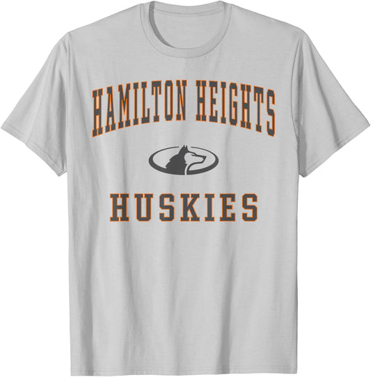 Hamilton Heights High School Huskies T-Shirt - T-Shirt | Ash