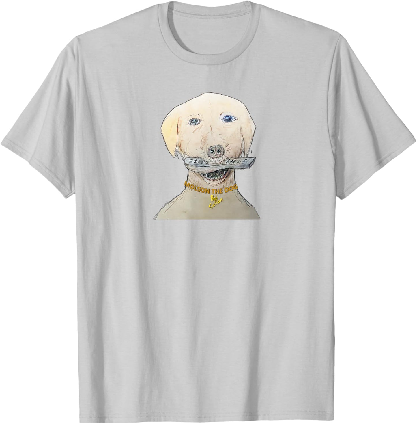Molson The Dog T-Shirt - T-Shirt | Ash
