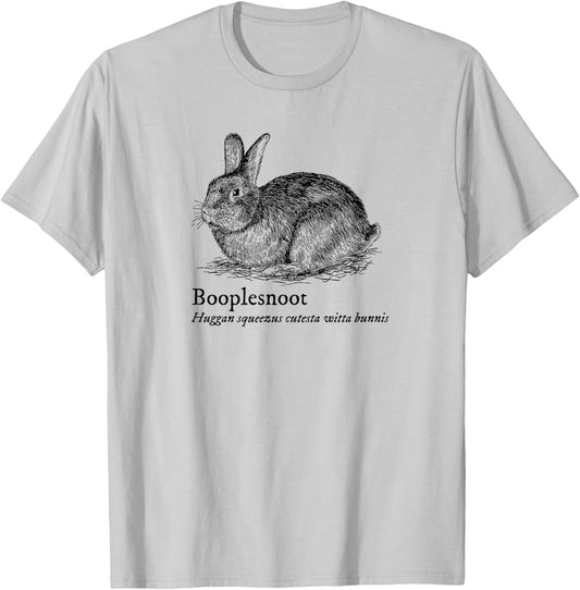 Booplesnoot Cute Funny Bunny Rabbit Lover Back to School T-Shirt - T-Shirt | Ash