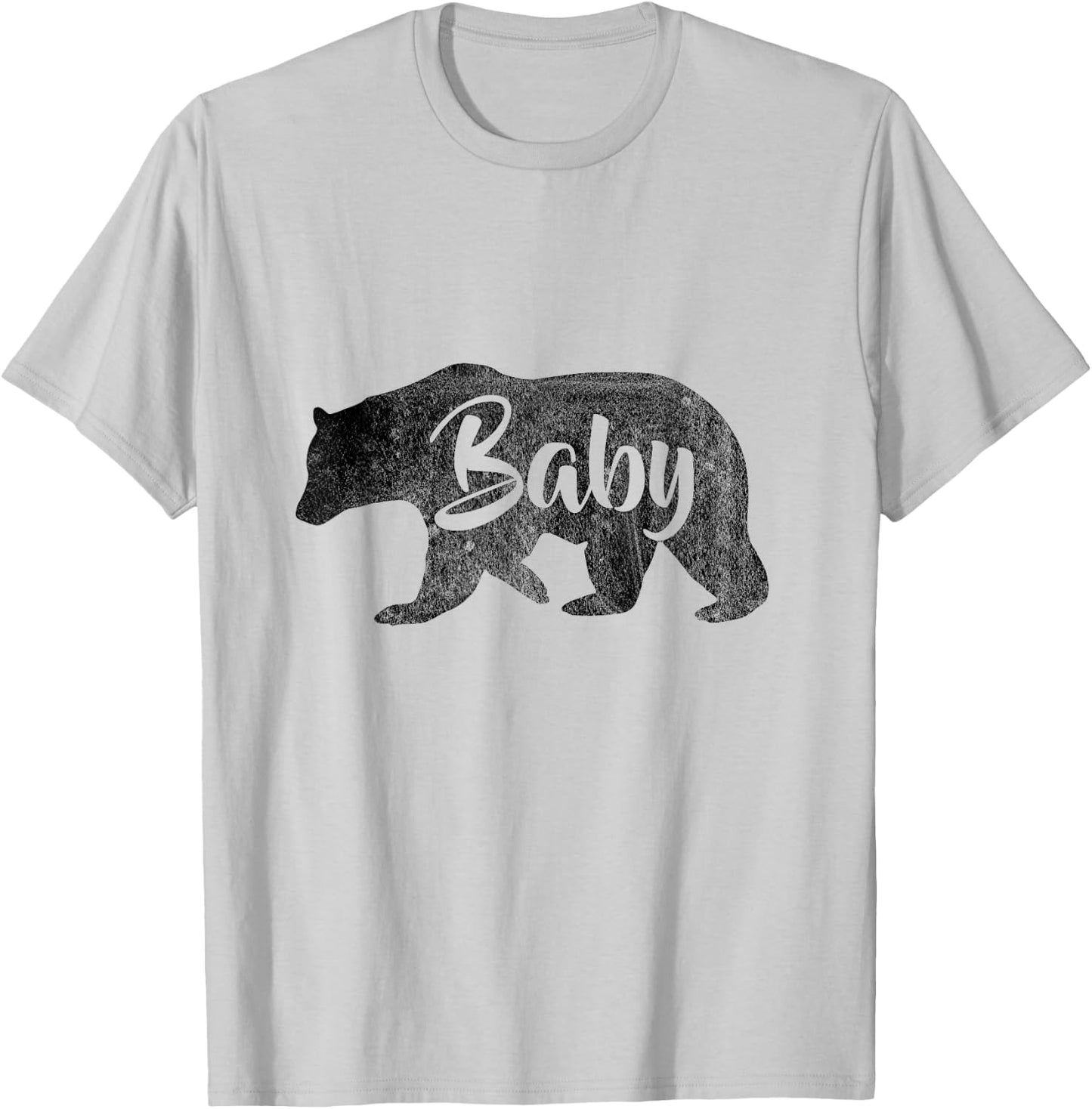 Baby Bear Cute Toddler Camping T-Shirt - T-Shirt | Ash