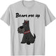 Smileteesfunnya Funny Beam me up Scottie Dog Pun T-Shirt - T-Shirt | Ash