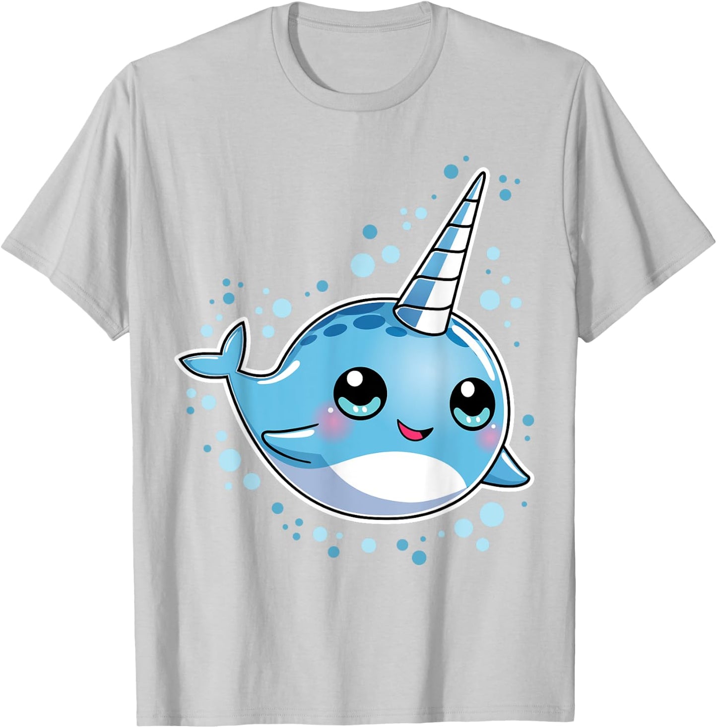 Narwhal Unicorn Of The Sea T shirt Girls Kids Women Gifts T-Shirt - T-Shirt | Ash