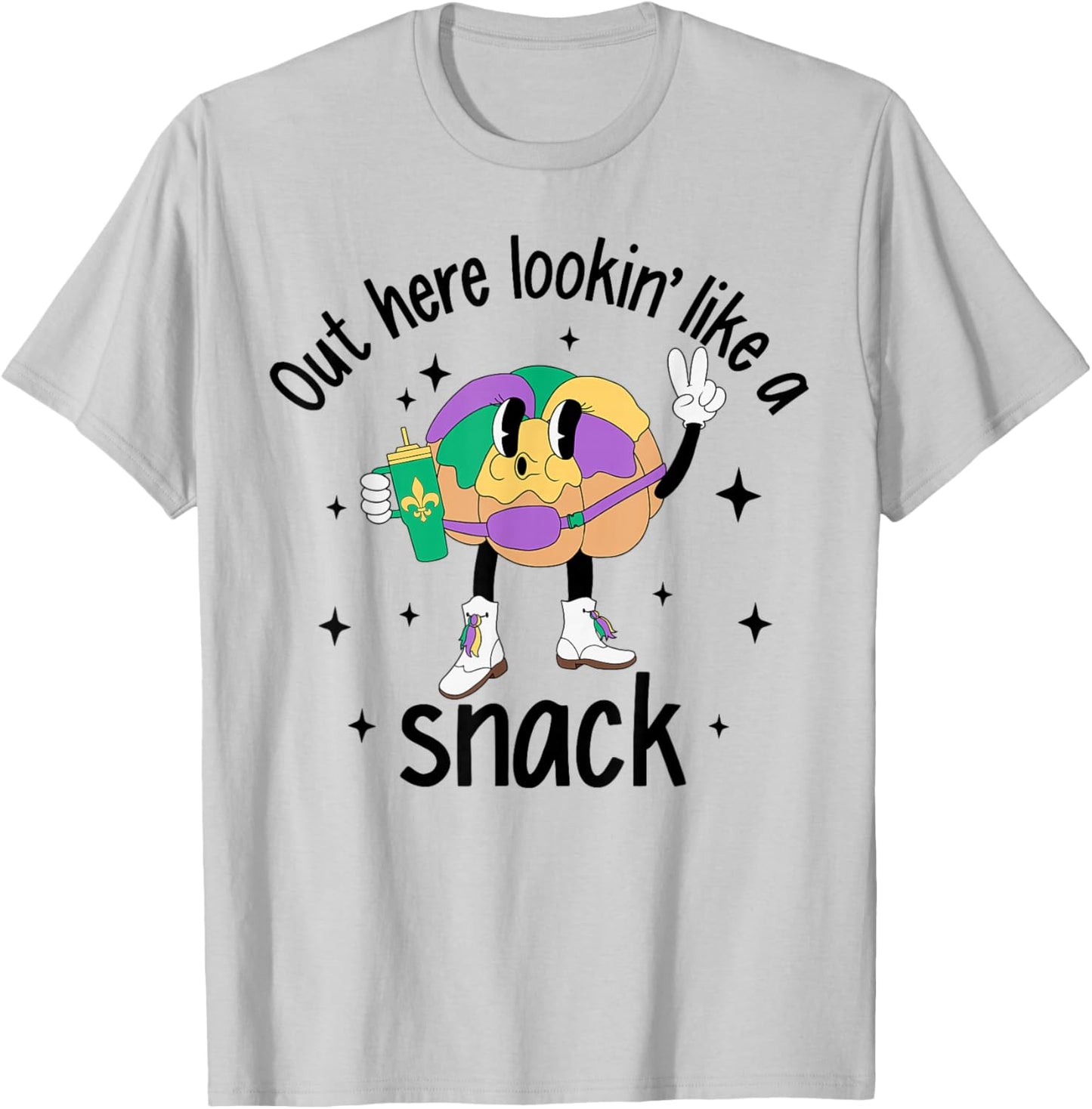 Mardi Gras T-Shirt - T-Shirt | Ash