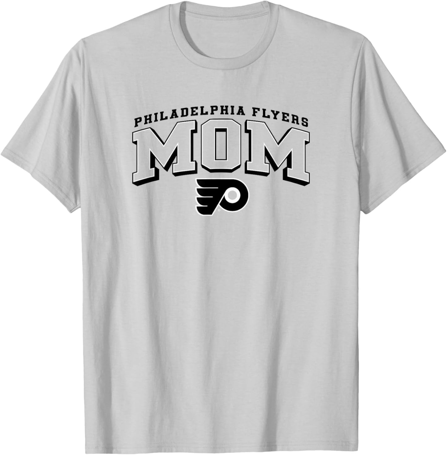 Philadelphia Flyers Mom Arch Orange NHL Officially Licensed T-Shirt - T-Shirt | Ash