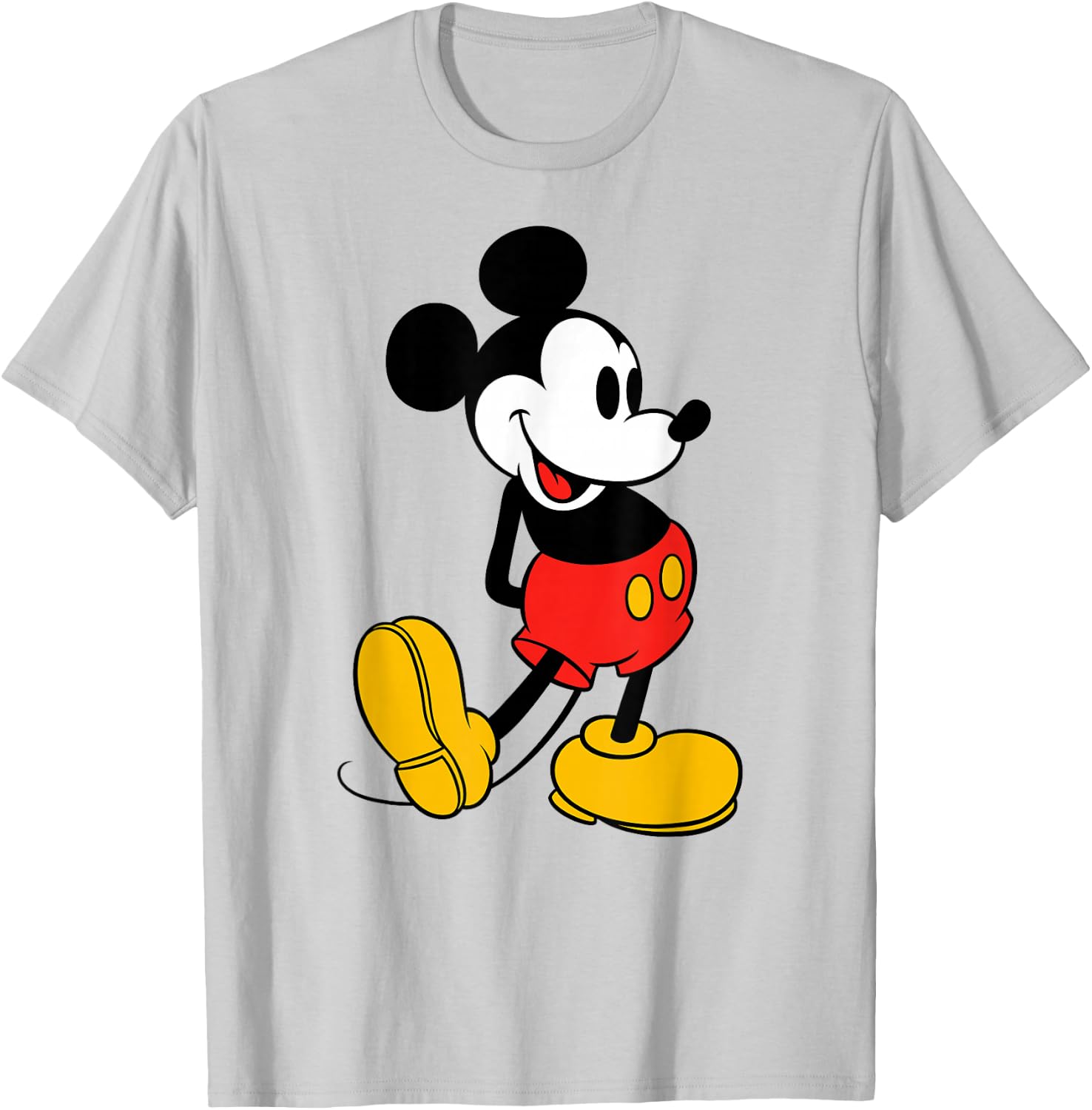 Disney - Classic Mickey Mouse T-Shirt - T-Shirt | Ash