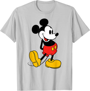 Disney - Classic Mickey Mouse T-Shirt - T-Shirt | Ash