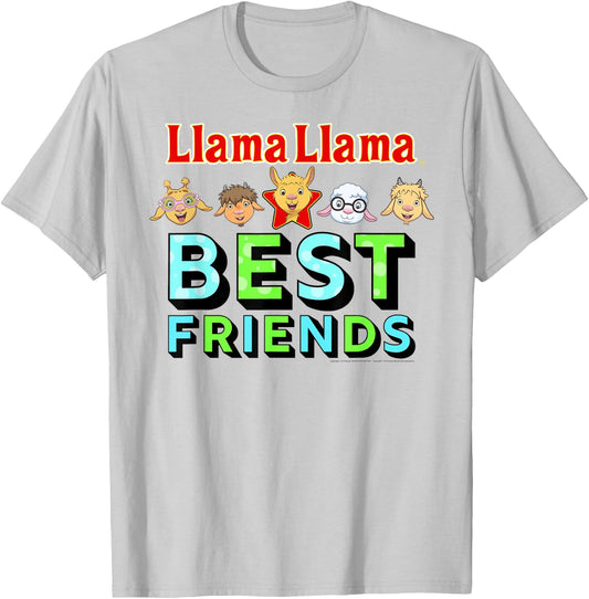 Llama Llama Netflix Best Friends Shirt T-Shirt - T-Shirt | Ash