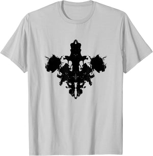 Rorschach Ink Blot Test T Shirt, Psychology Shirt T-Shirt - T-Shirt | Ash