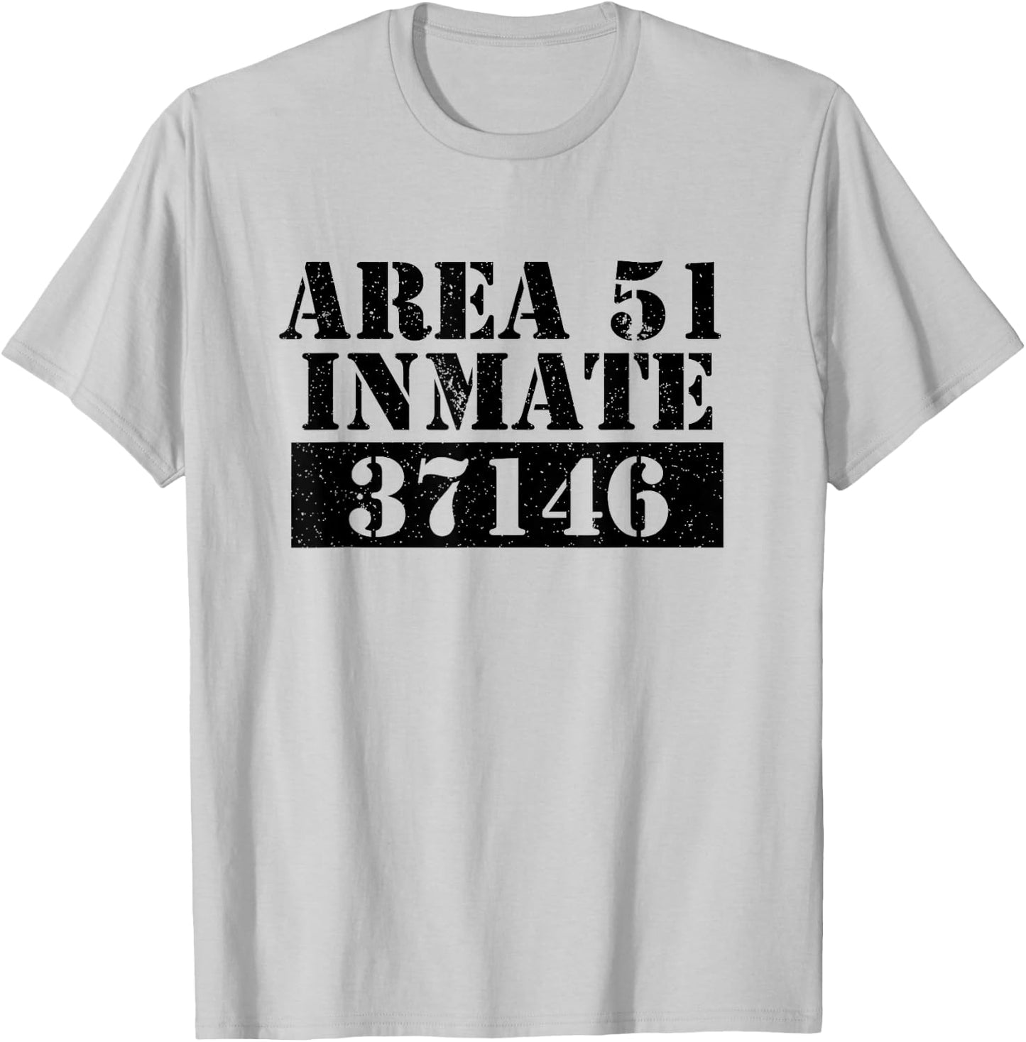 Area 51 Inmate Alien UFO T-Shirt - T-Shirt | Ash
