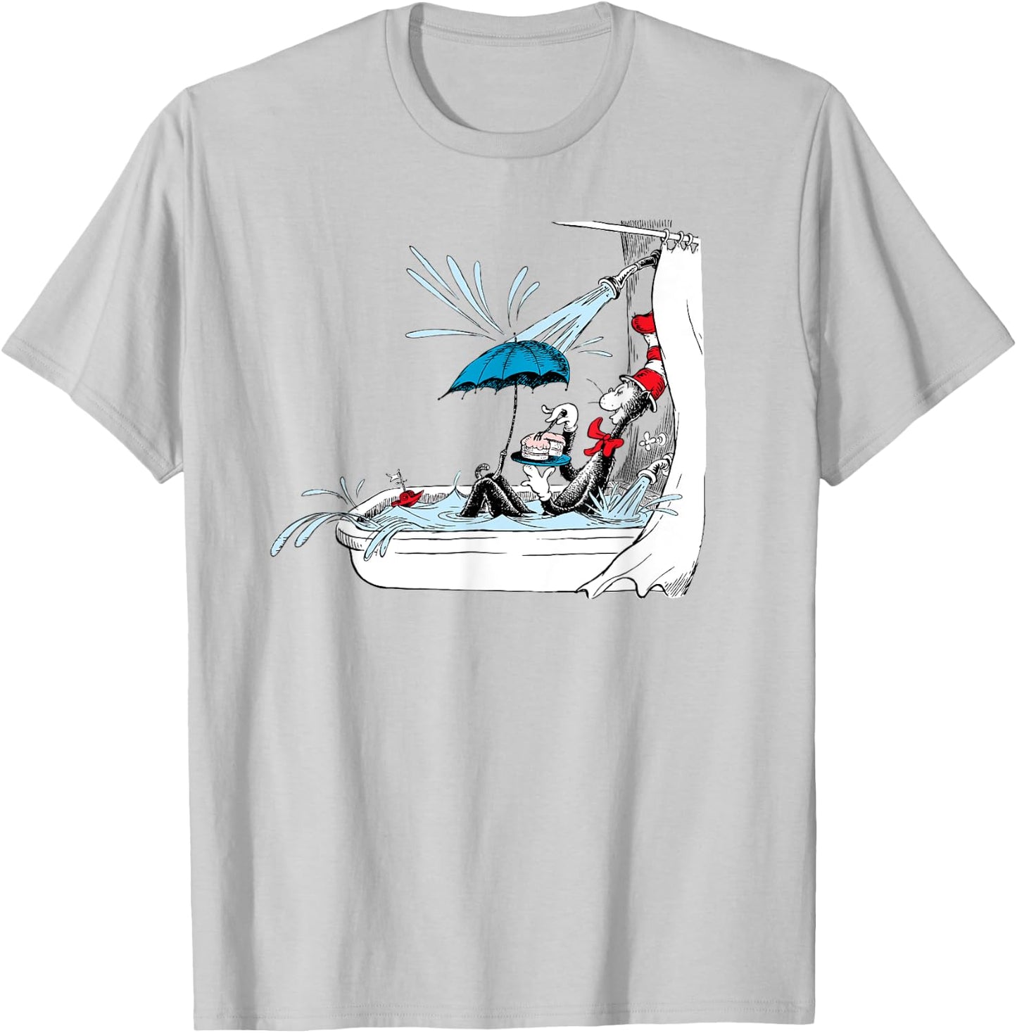 Dr. Seuss Cake in the Tub T-Shirt - T-Shirt | Ash