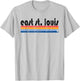Vintage 80s Style East St. Louis IL T-Shirt - T-Shirt | Ash