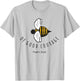 Psalm 31:24 Be Of Good Courage Christian Bible Verse Bee T-Shirt - T-Shirt | Ash