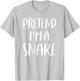 Pretend I'm A Snake Lazy Halloween Costume T-Shirt - T-Shirt | Ash