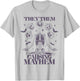 They Them Causing Mayhem Skeleton Boho Halloween Non Binary T-Shirt - T-Shirt | Ash