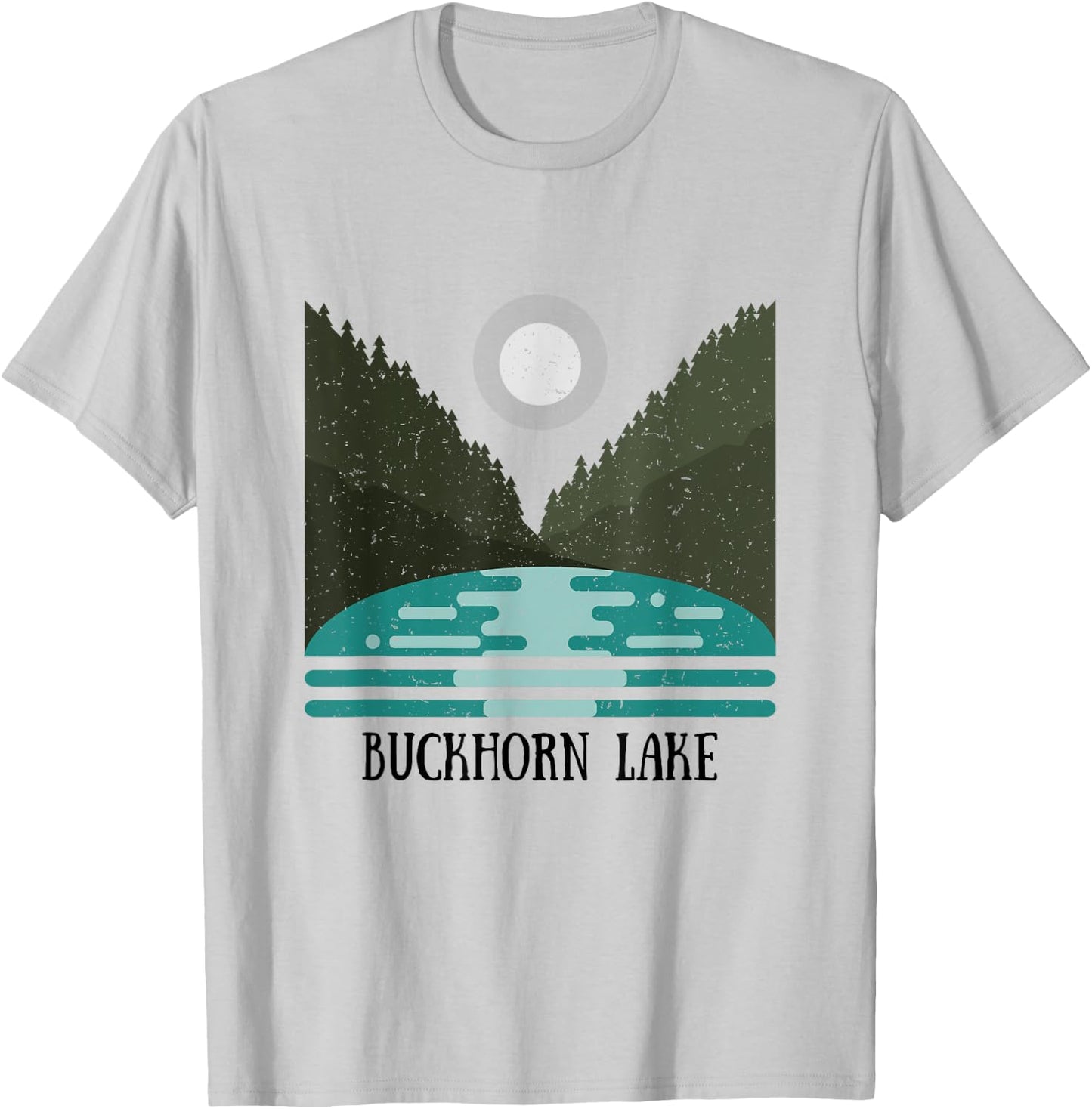 Buckhorn Lake Kentucky Lake Forest Lake Sun Shirt T-Shirt - T-Shirt | Ash