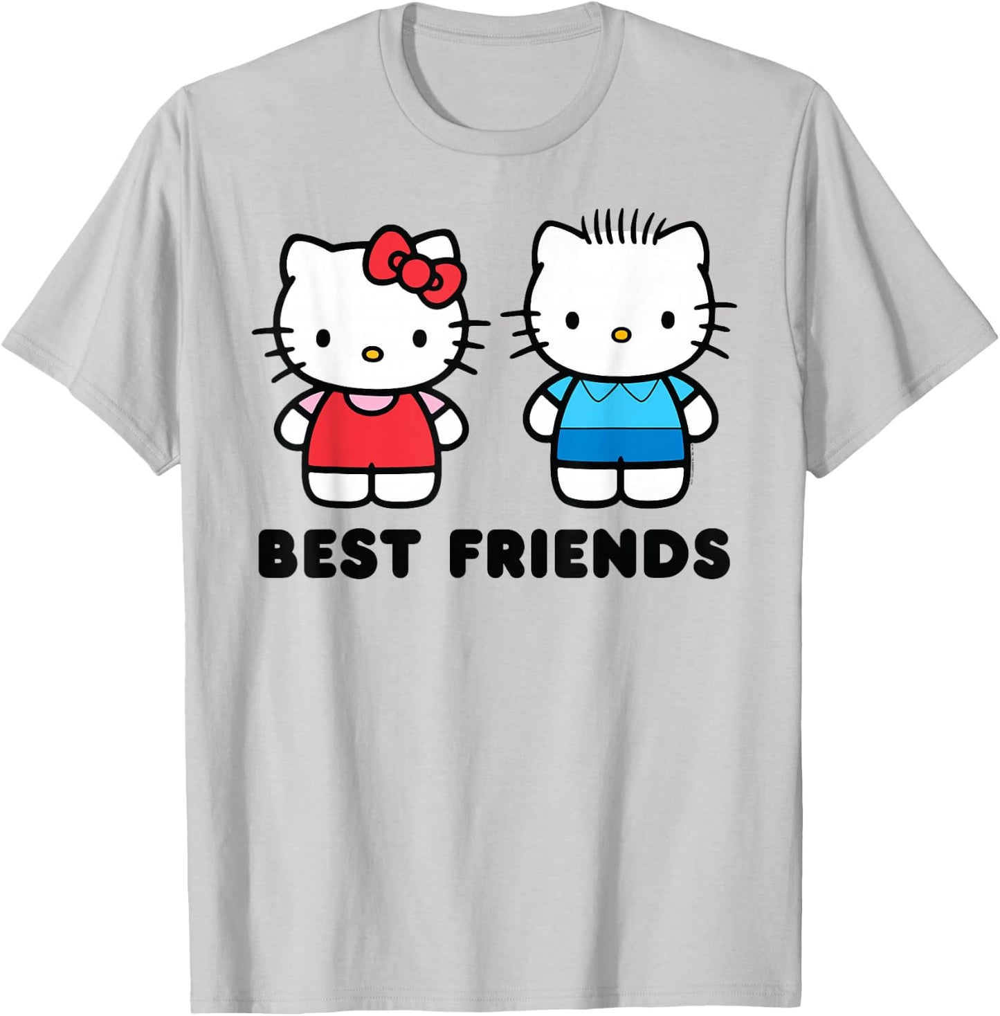 Hello Kitty and Dear Daniel Best Friends T-Shirt - T-Shirt | Ash