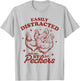 Easily Distracted By Peckers Farmhouse Chicken Vintage T-Shirt - T-Shirt | Ash