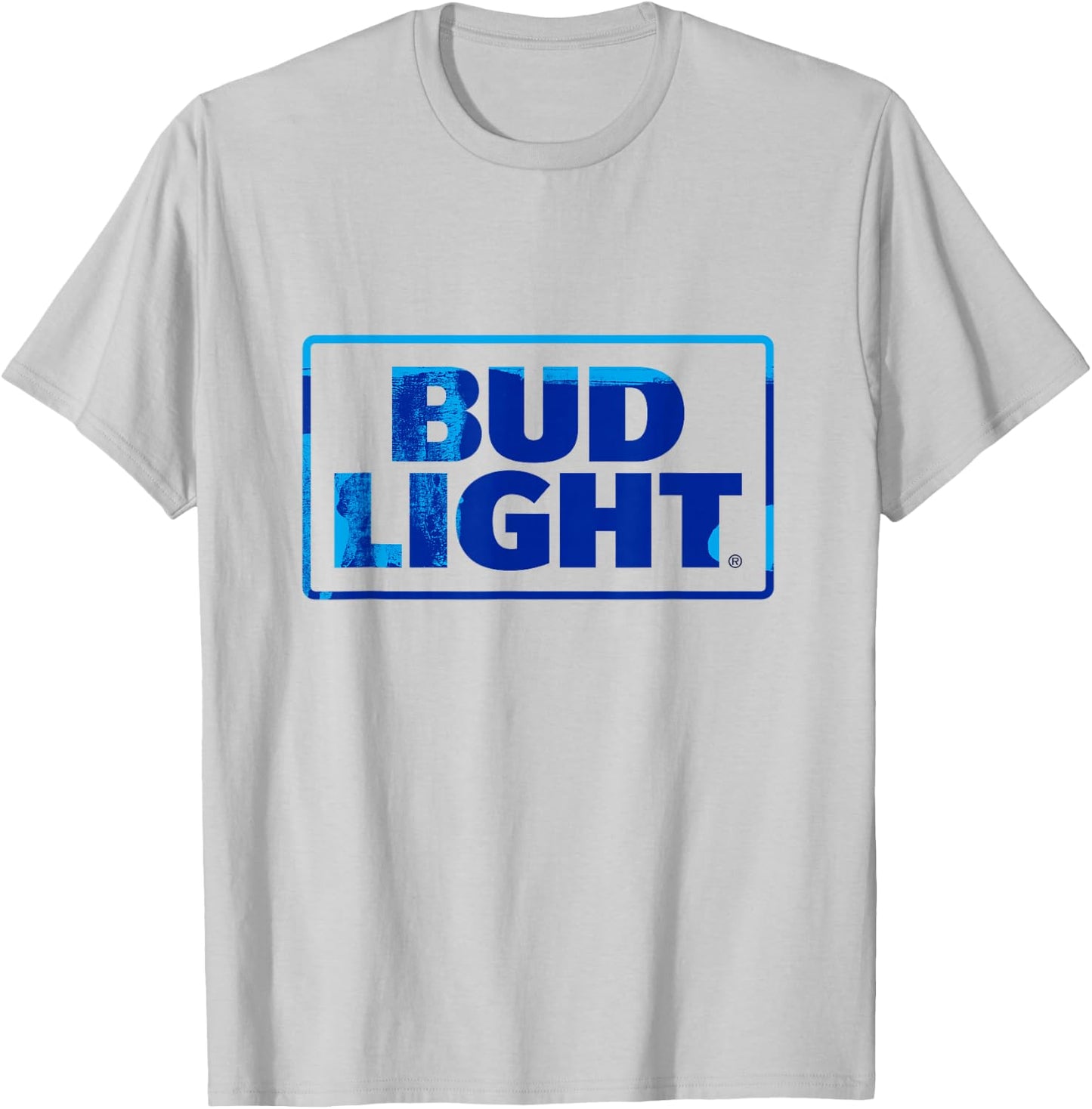 Bud Light Official Logo T-Shirt - T-Shirt | Ash