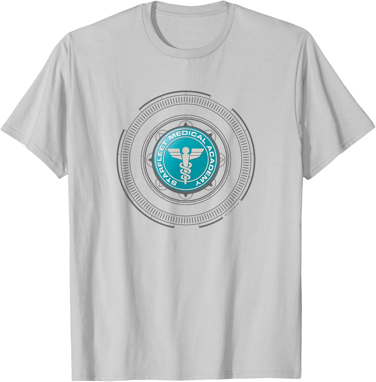 Star Trek Starfleet Medical Badge T-Shirt - T-Shirt | Ash