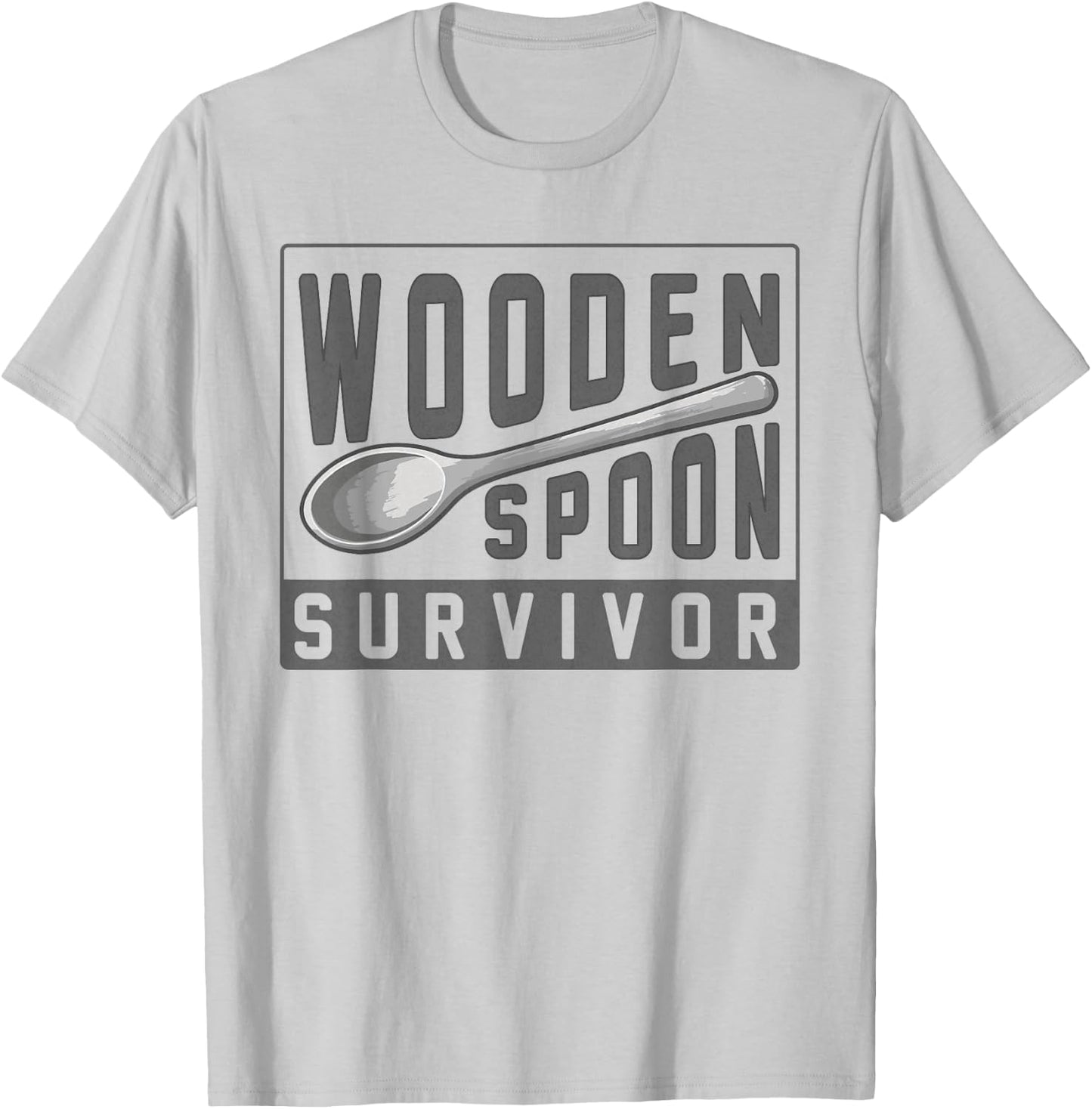 Wooden Spoon Survivor Champion I Survived The Wooden Spoon T-Shirt - T-Shirt | Ash