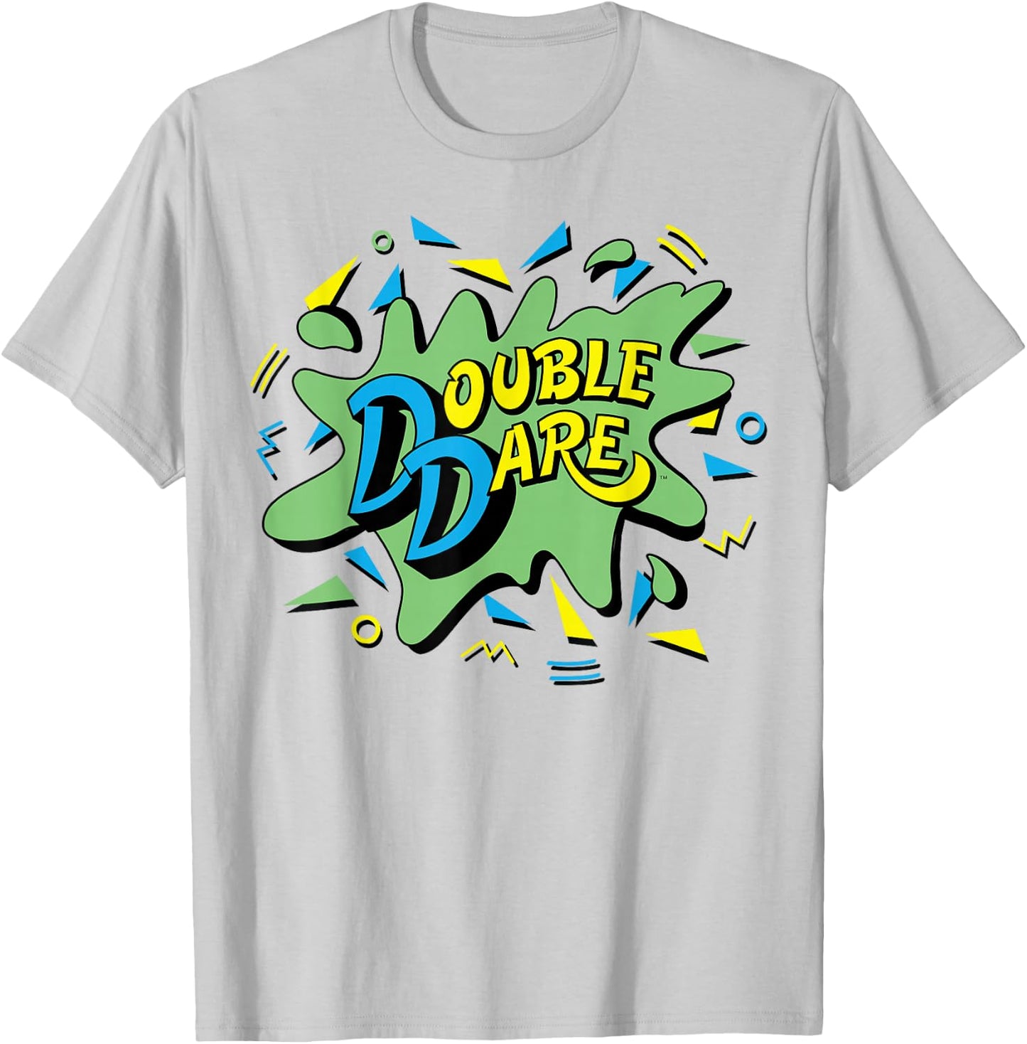 Nickelodeon Double Dare TV Show Logo T-Shirt - T-Shirt | Ash
