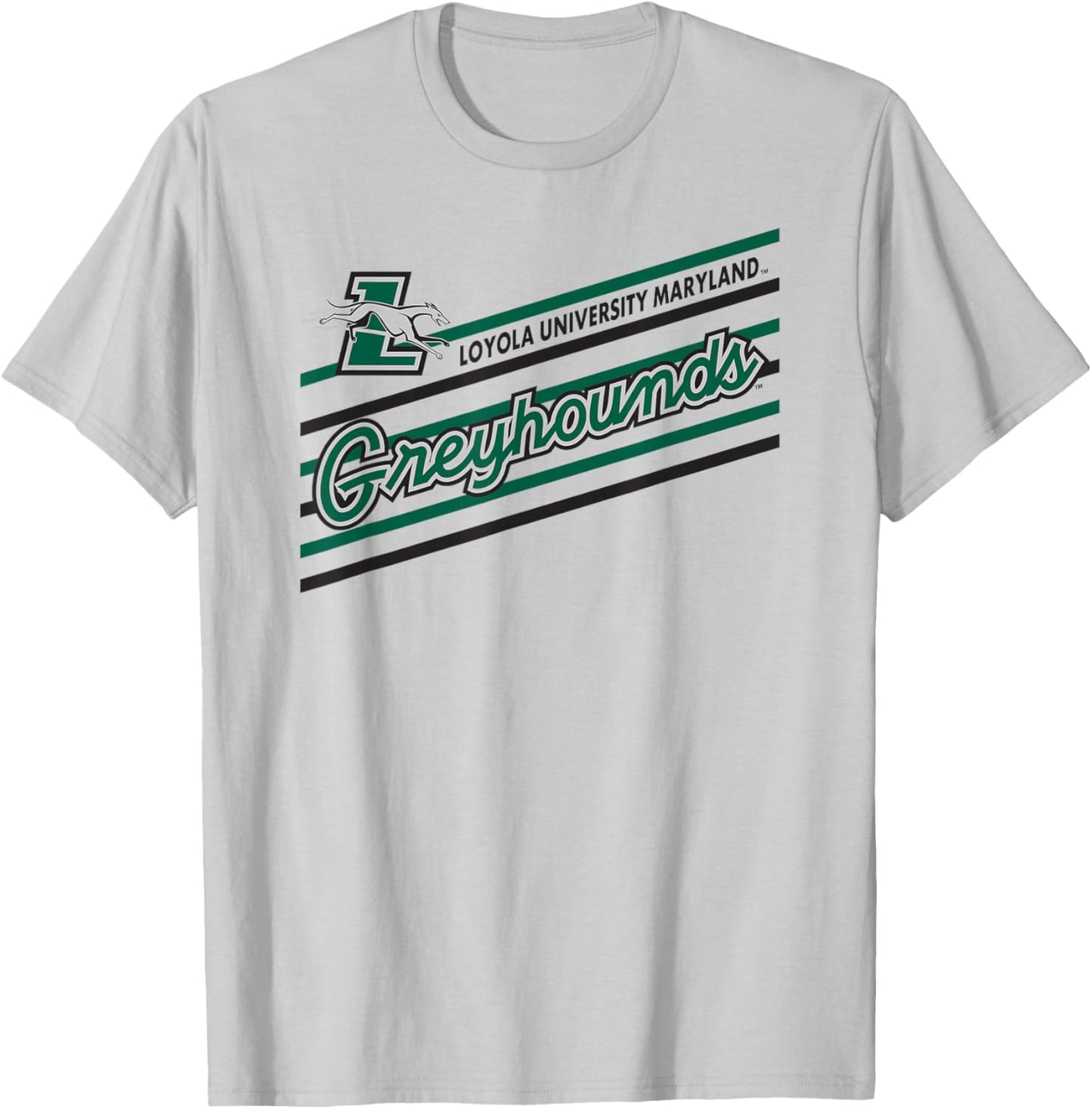 Loyola Maryland Greyhounds Retro Performer Gray T-Shirt - T-Shirt | Ash