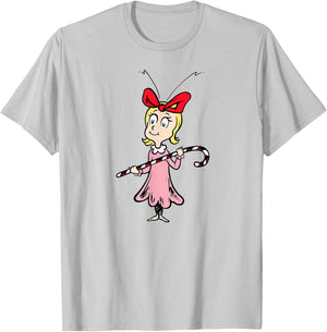 Dr. Seuss Cindy-Lou Who T-Shirt - T-Shirt | Ash