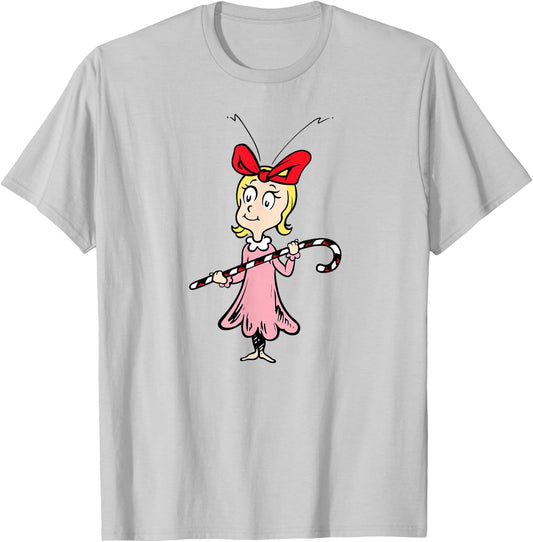 Dr. Seuss Cindy-Lou Who T-Shirt - T-Shirt | Ash